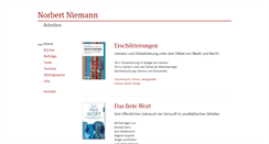Desktop Screenshot of norbert-niemann.de